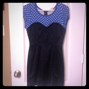 Polk a dot corset dress